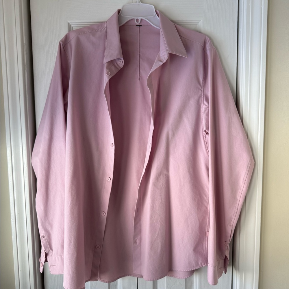 Lululemon New Venture Slim Fit Long Sleeve Shirt Men’s Size Large